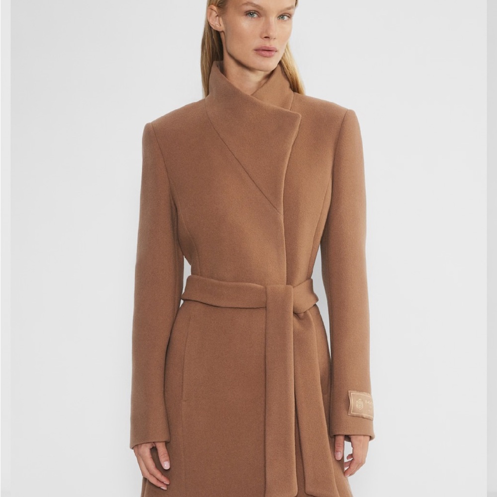 Babaton Tan Connor Coat